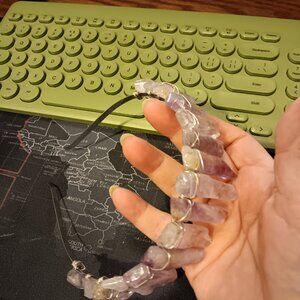 Vintage Amethyst headband / tiara BEAUTIFUL!! LQQK-ZEE!!! ***READ***